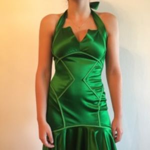 Emerald Green Cocktail Dress